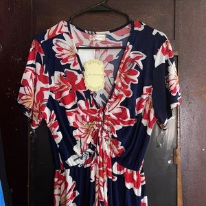 COPY - Floral maxi dress size 1X